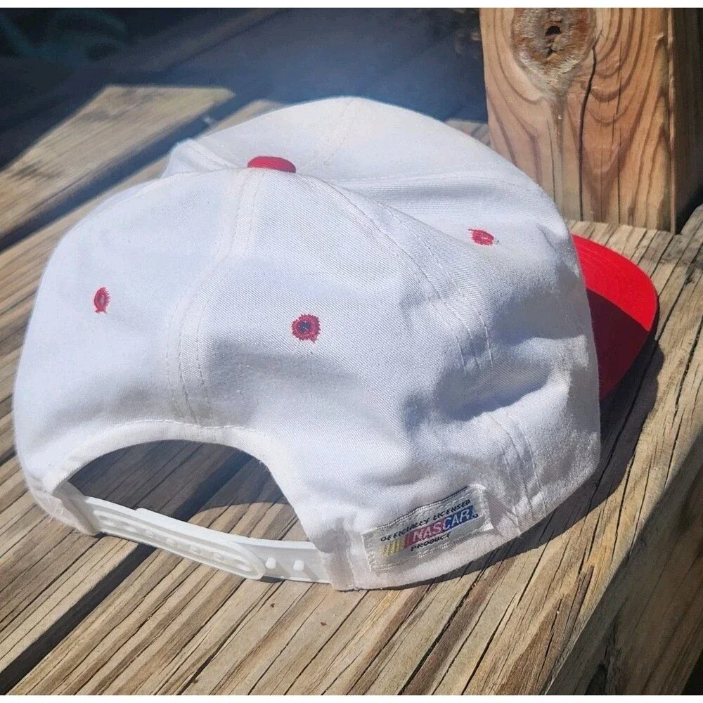 Dale Earnhardt #3 Nascar Competitors View Hat 1999 White Red Snapback Cap